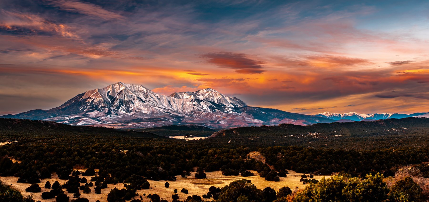 Spanish Peaks Sunrise